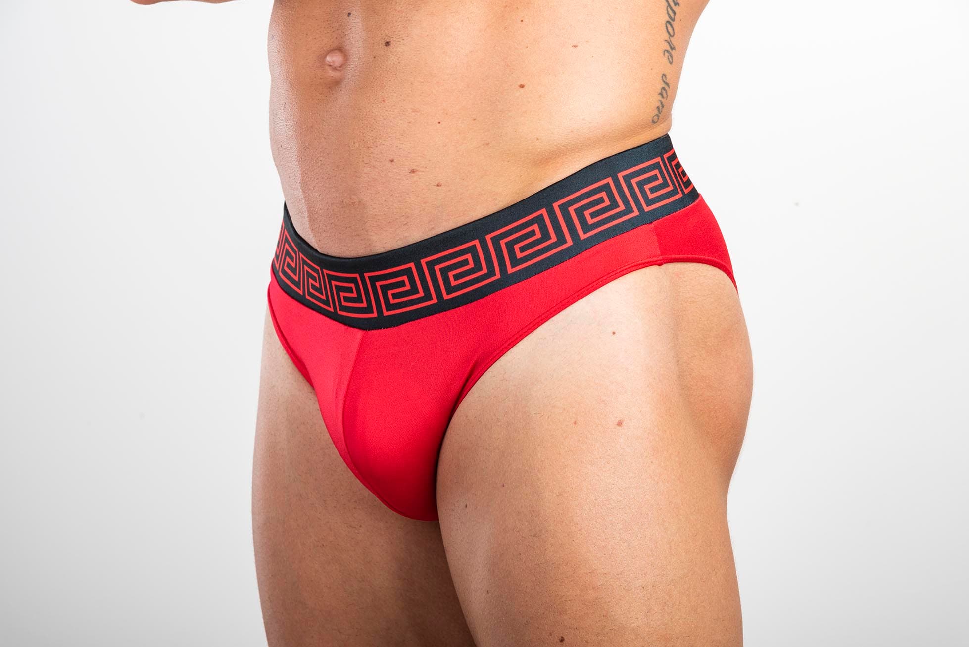 Red & Black - Swimming trunks