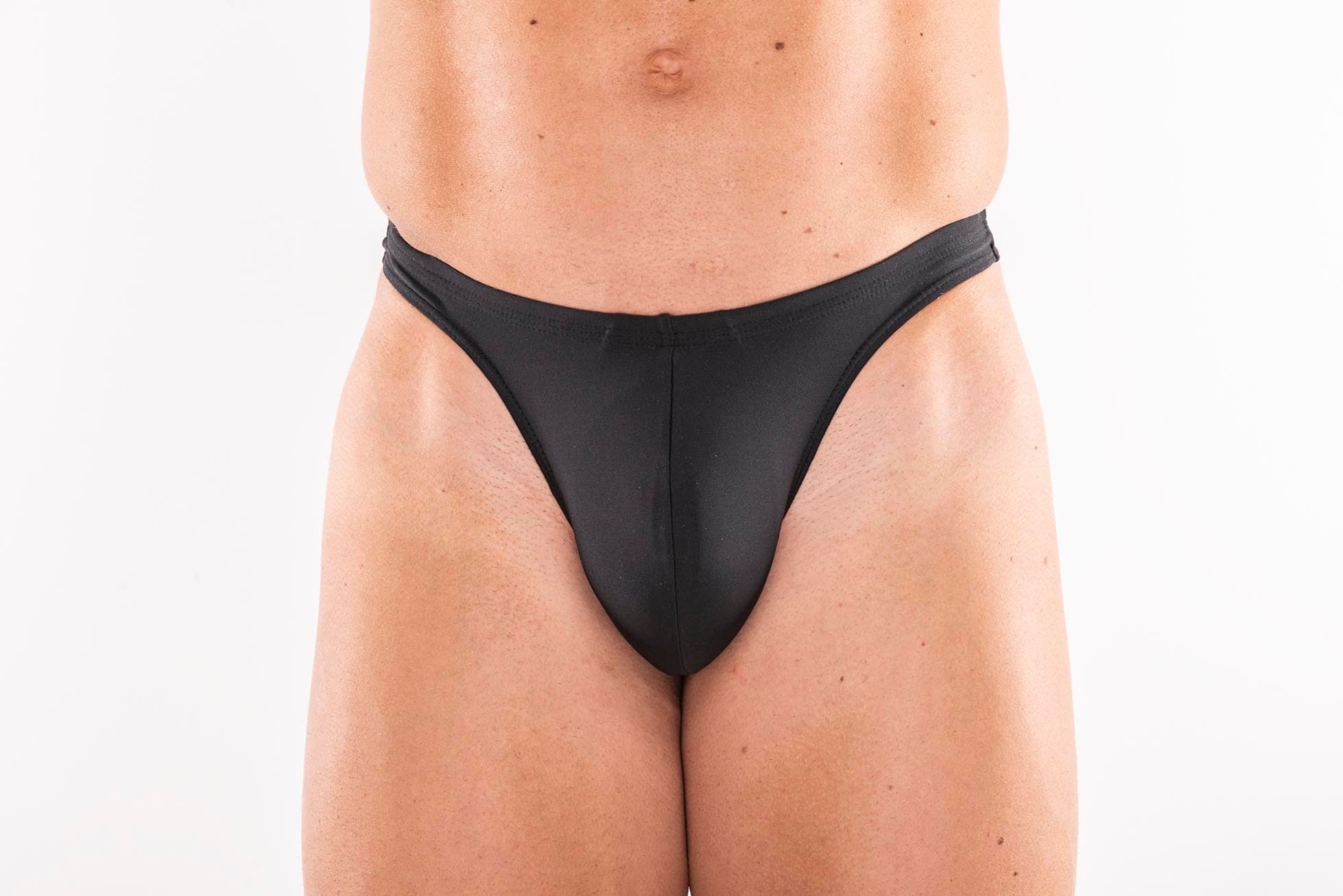 Balett Black thong - Lycra